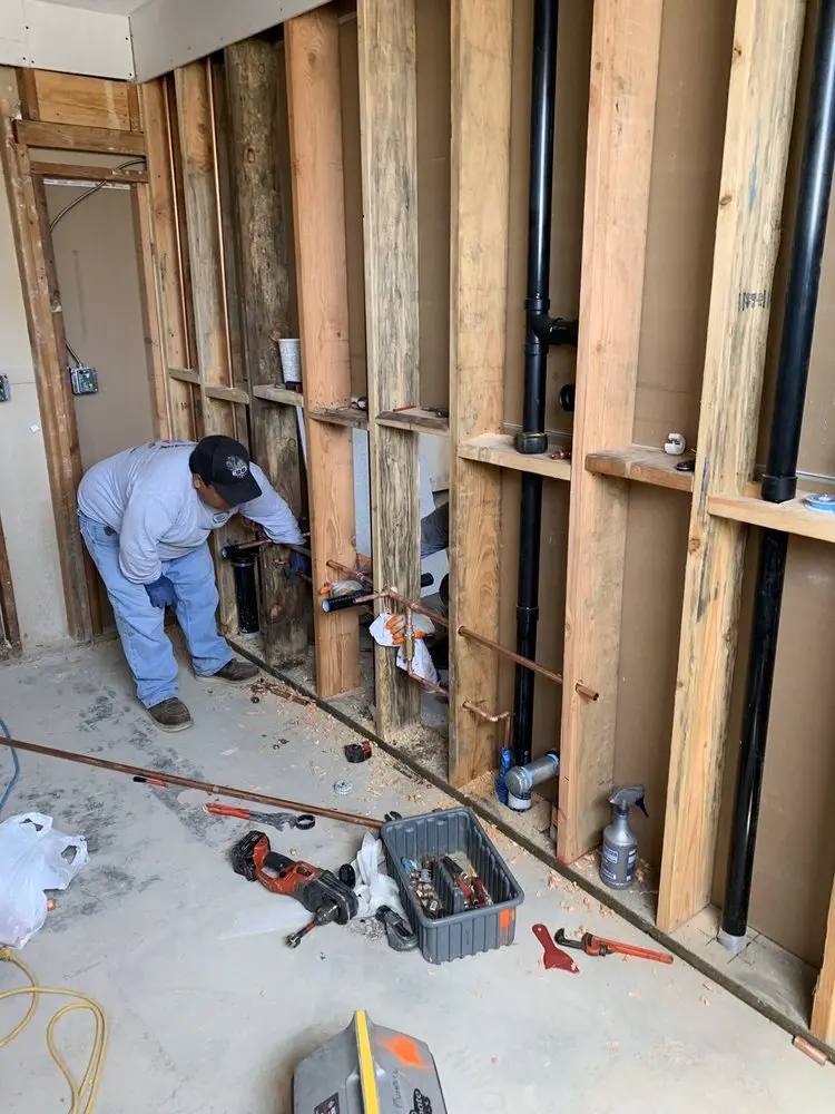 Commercial rough-in plumbing for Gas Line Repair in South Creek View